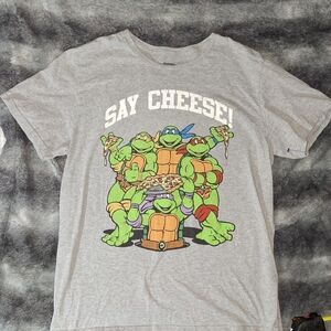 Nickelodeon Gray Ninja Turtles Tee